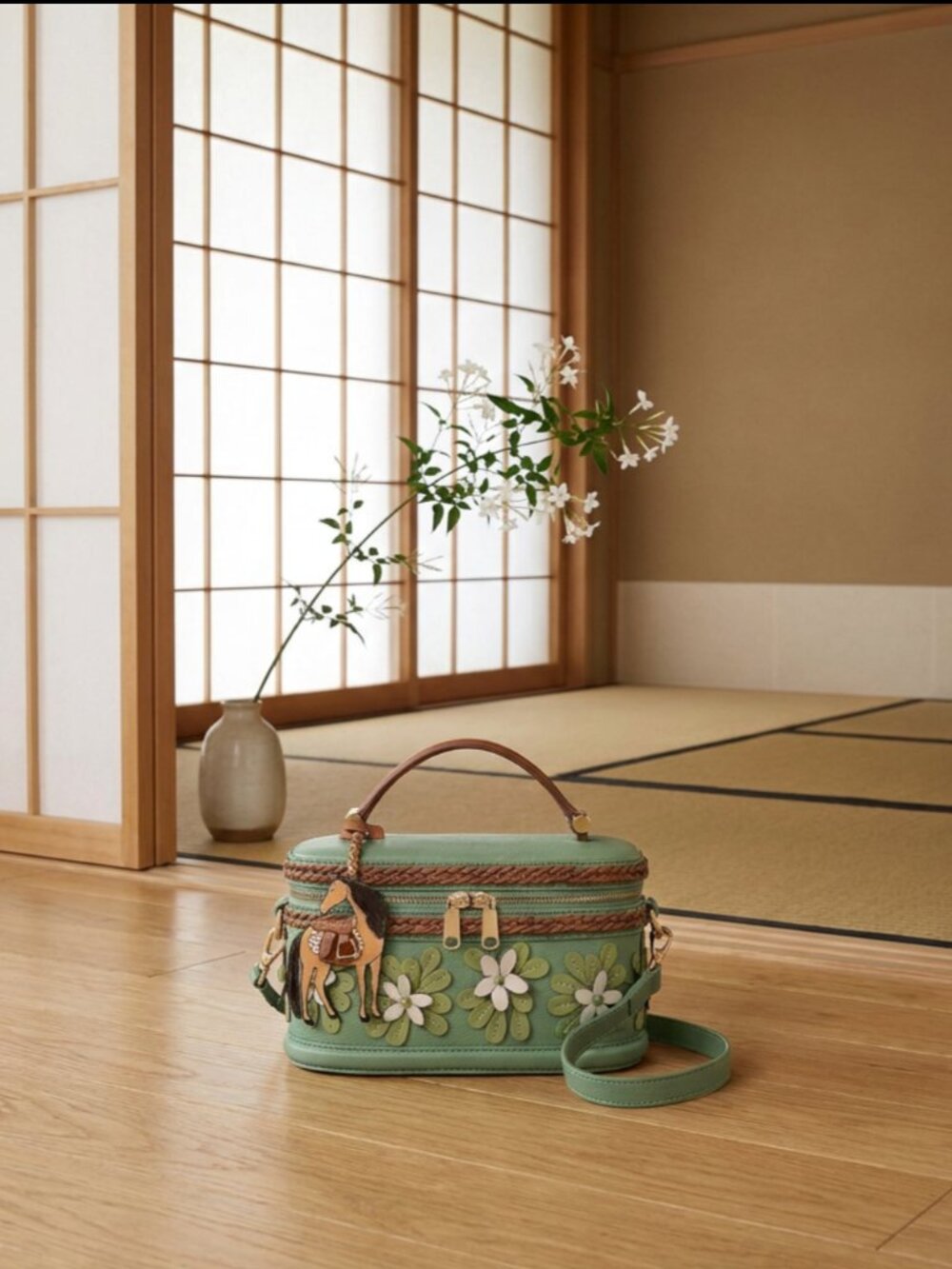 Radley London Lunar New Year SS26 Year of the Horse Green Leather Crossbody NWT - Picture 11 of 16